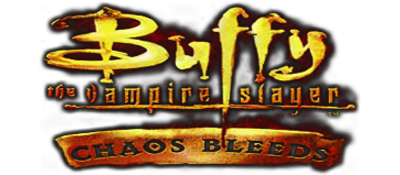 Buffy the Vampire Slayer Chaos Bleeds title screen for Playstation 2
